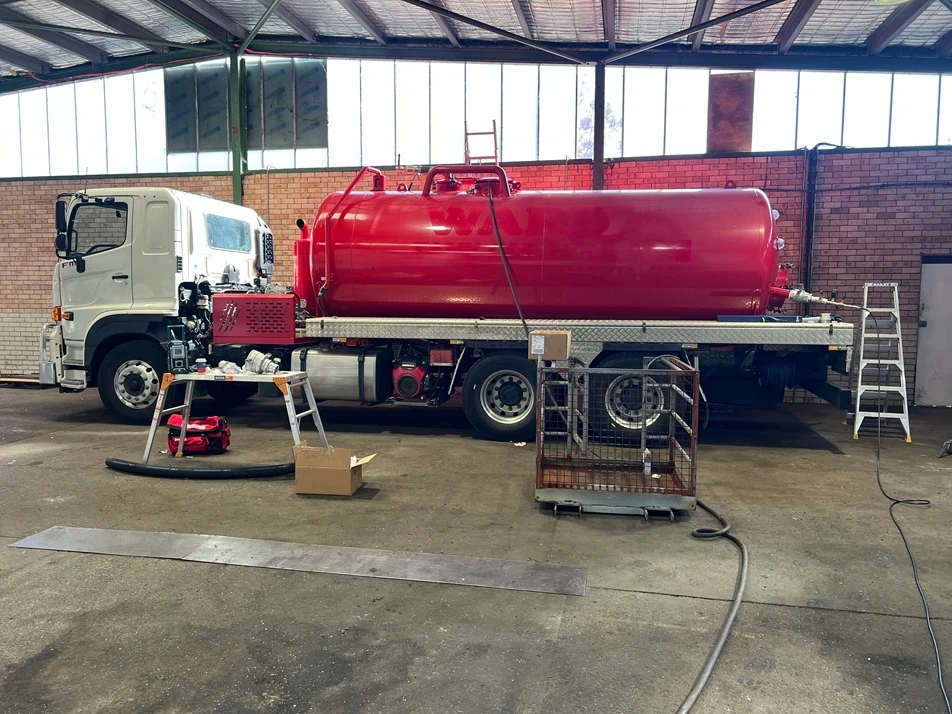 Hydrostatic Testing of Vac Truck Tanks - APEC Inspection